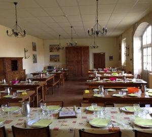 Salle déjeuner de groupe - Château de la Flocellière