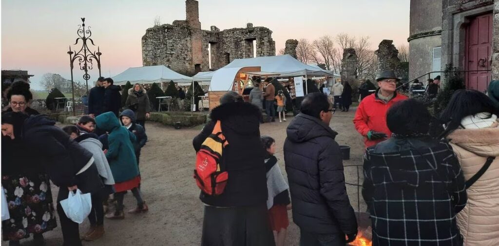 marché de noël château