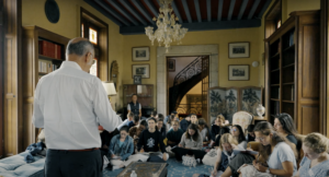 cours au château