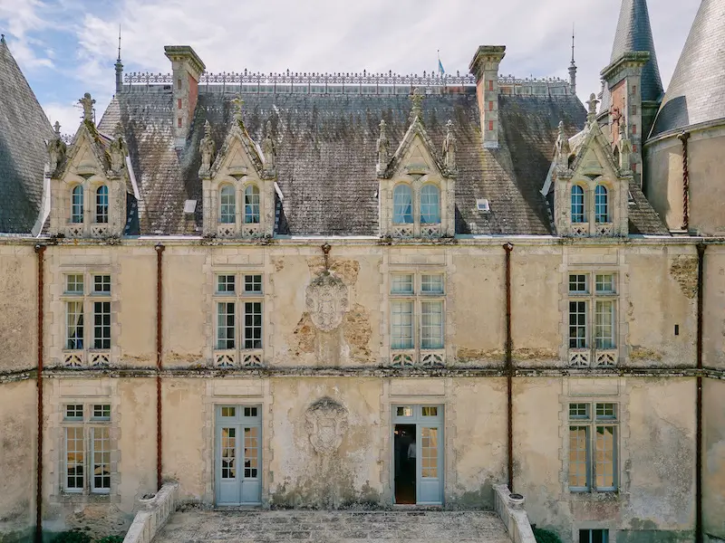 photo du château vue de face