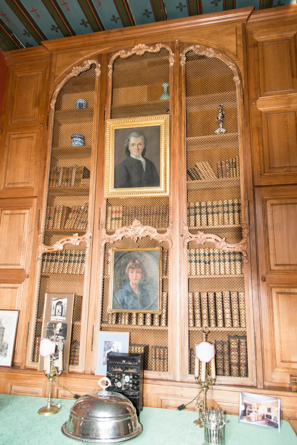 photo du salon du château