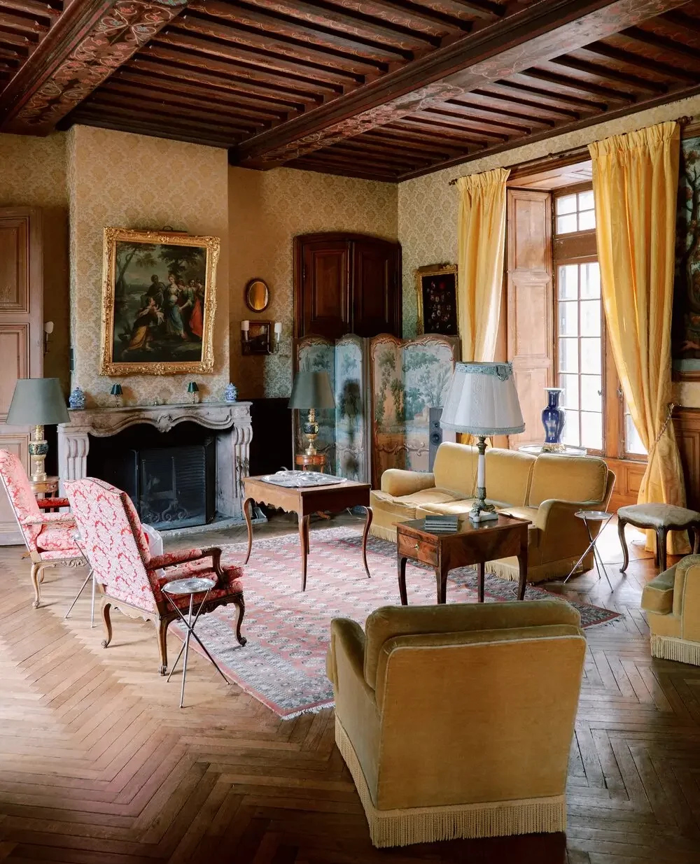 Photo du salon de l'aile Néo-Renaissance