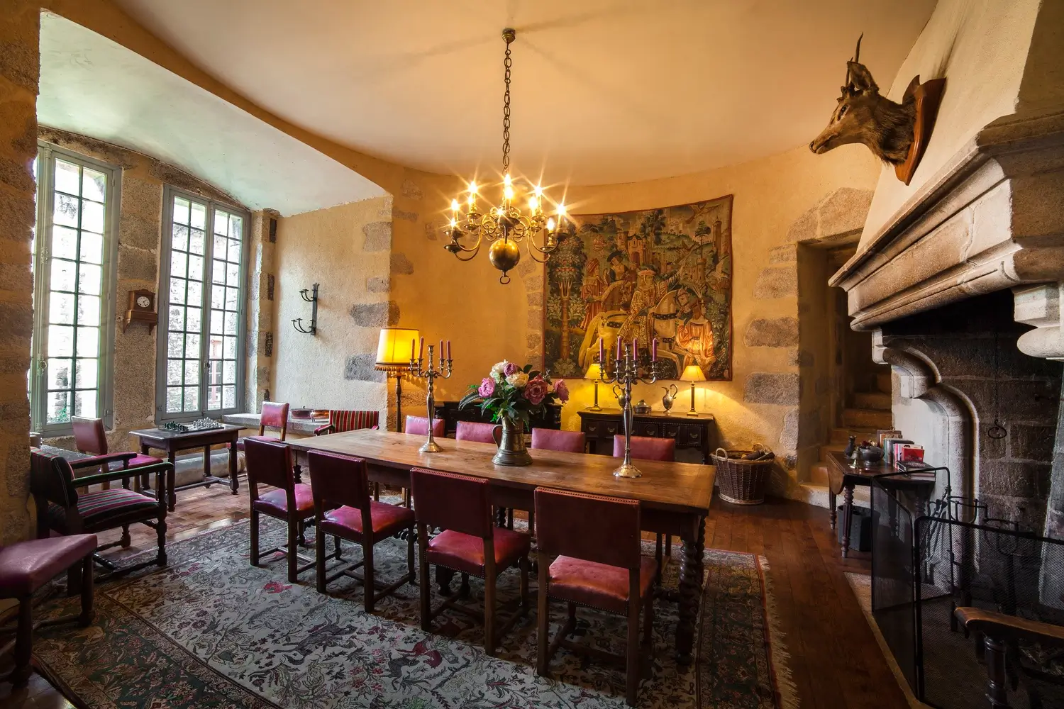 Photo de la salle à manger du Donjon