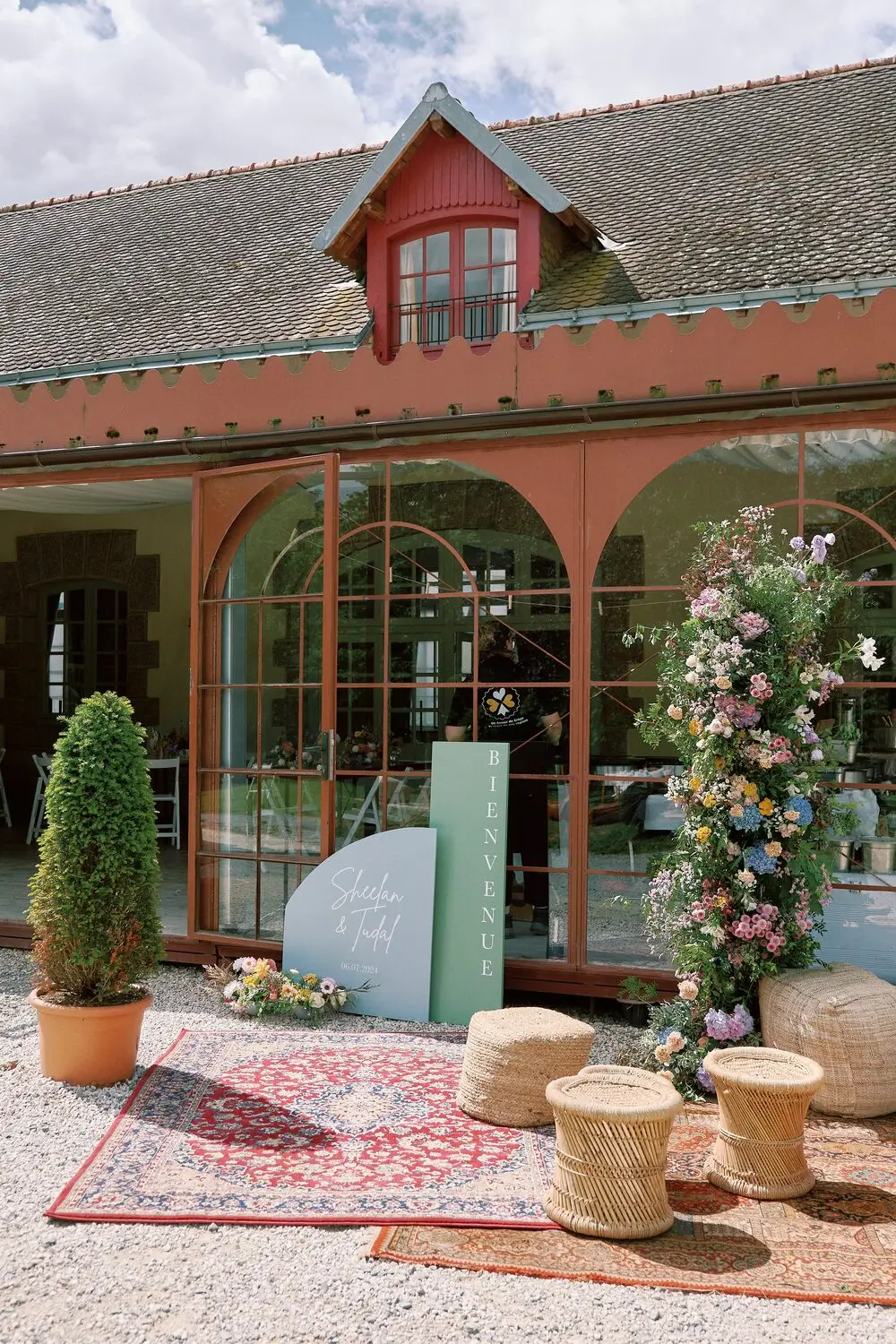 accueil événement privé château