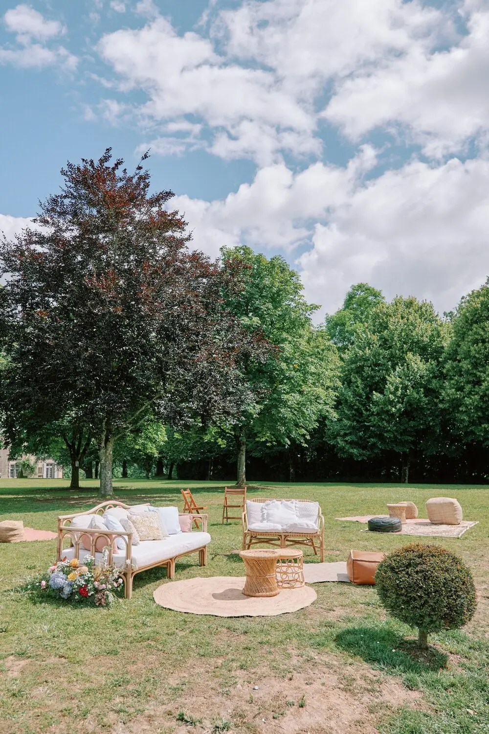 coin détente extérieur château