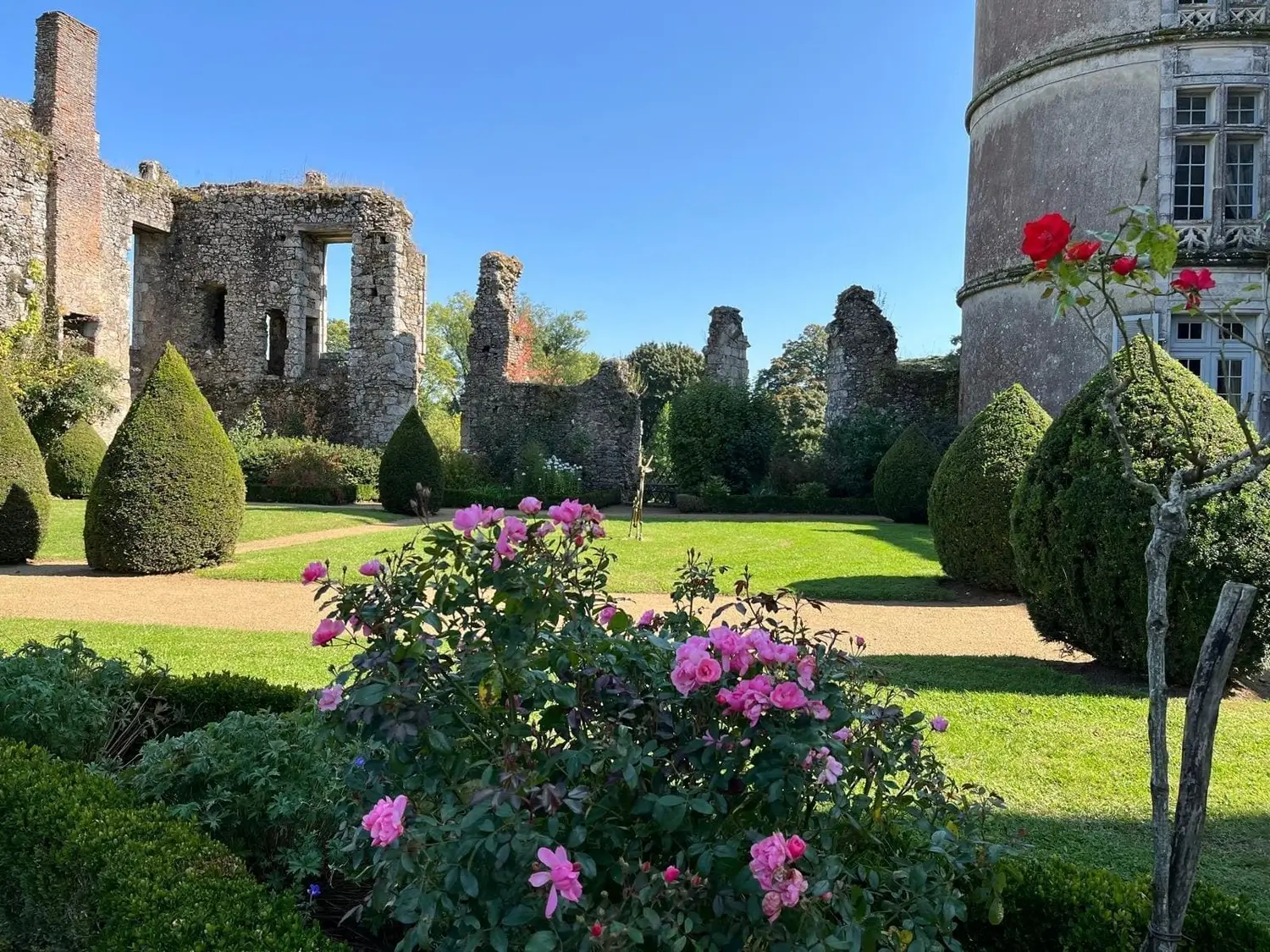 jardin terrasse château