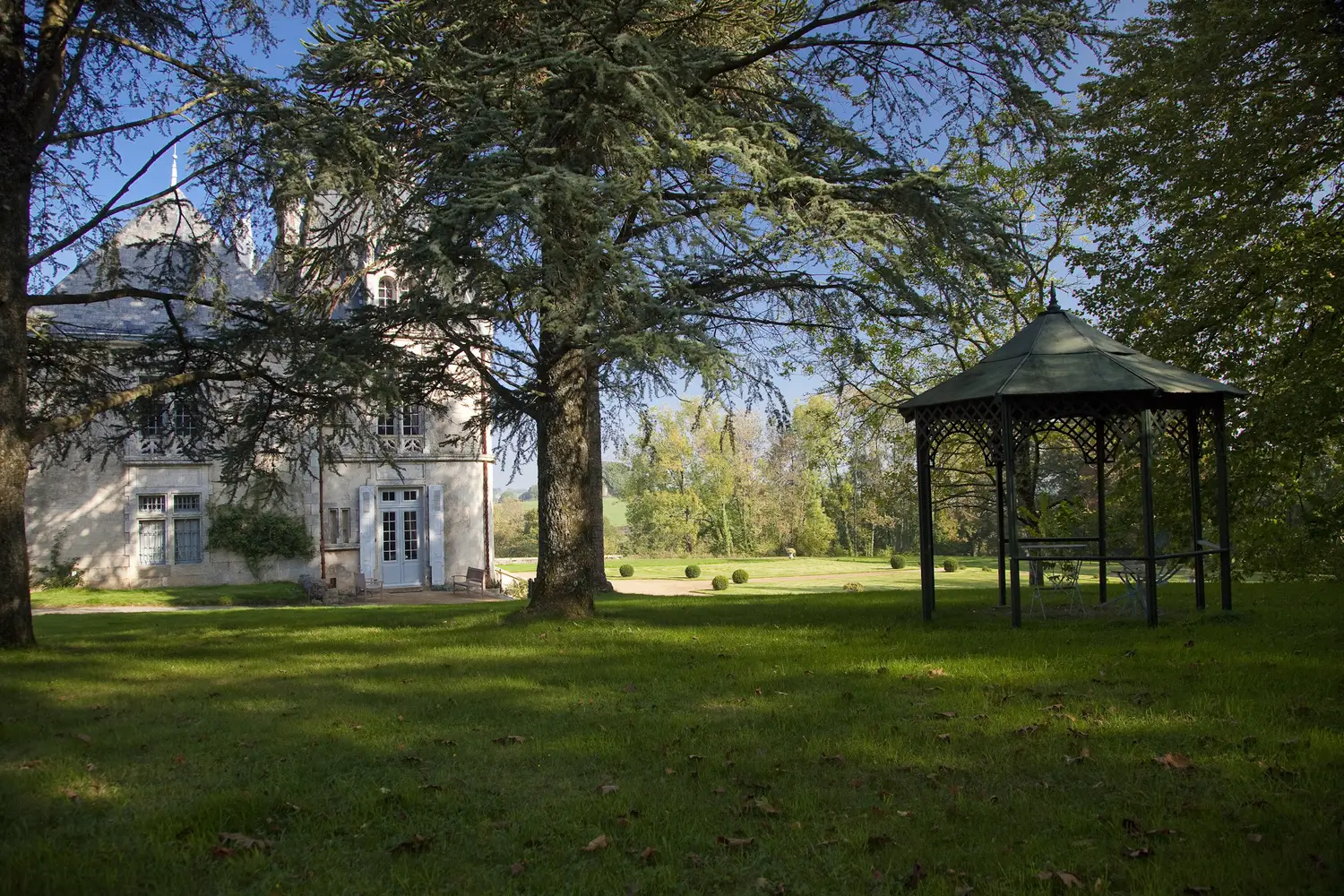 Photo du parc du château