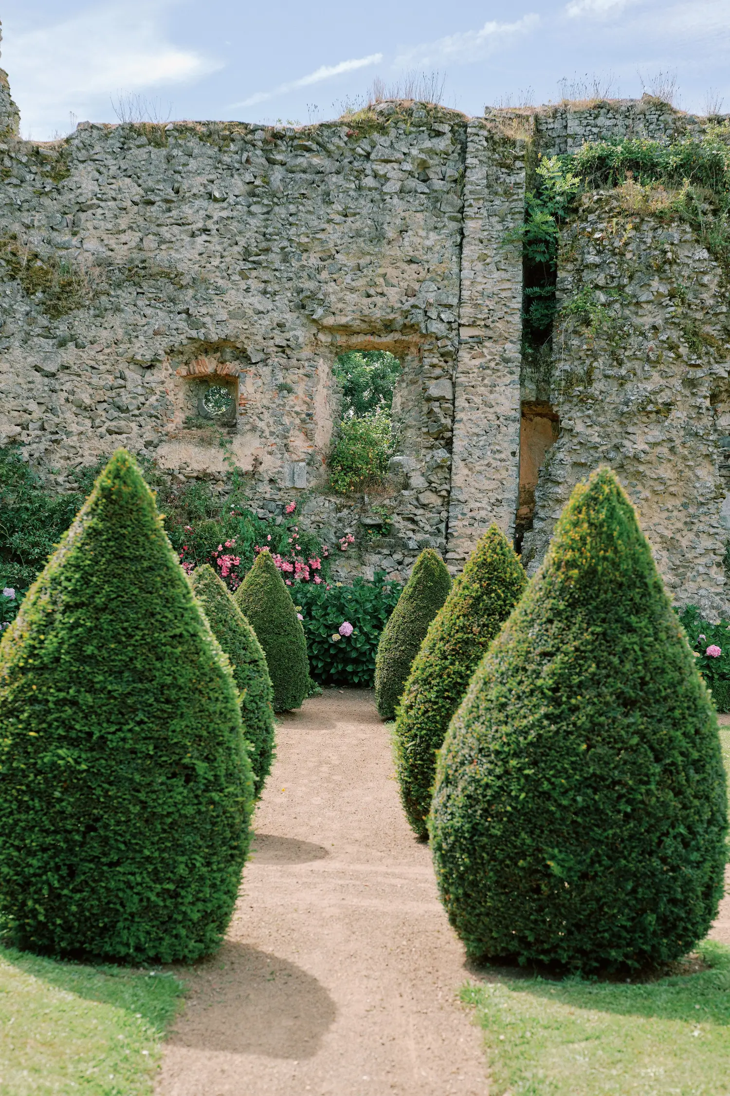 allée jardin du château