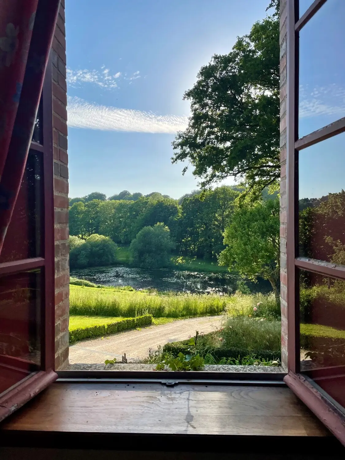 Photo de la vue de l'hébergement saint Michel