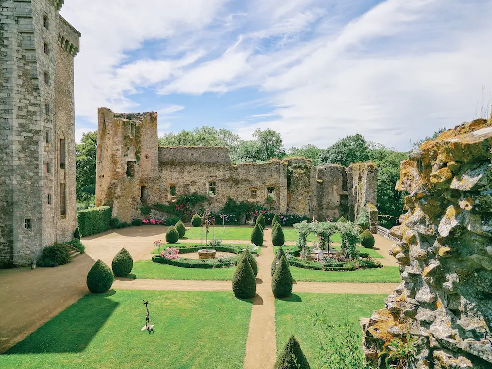 photo du parc du château