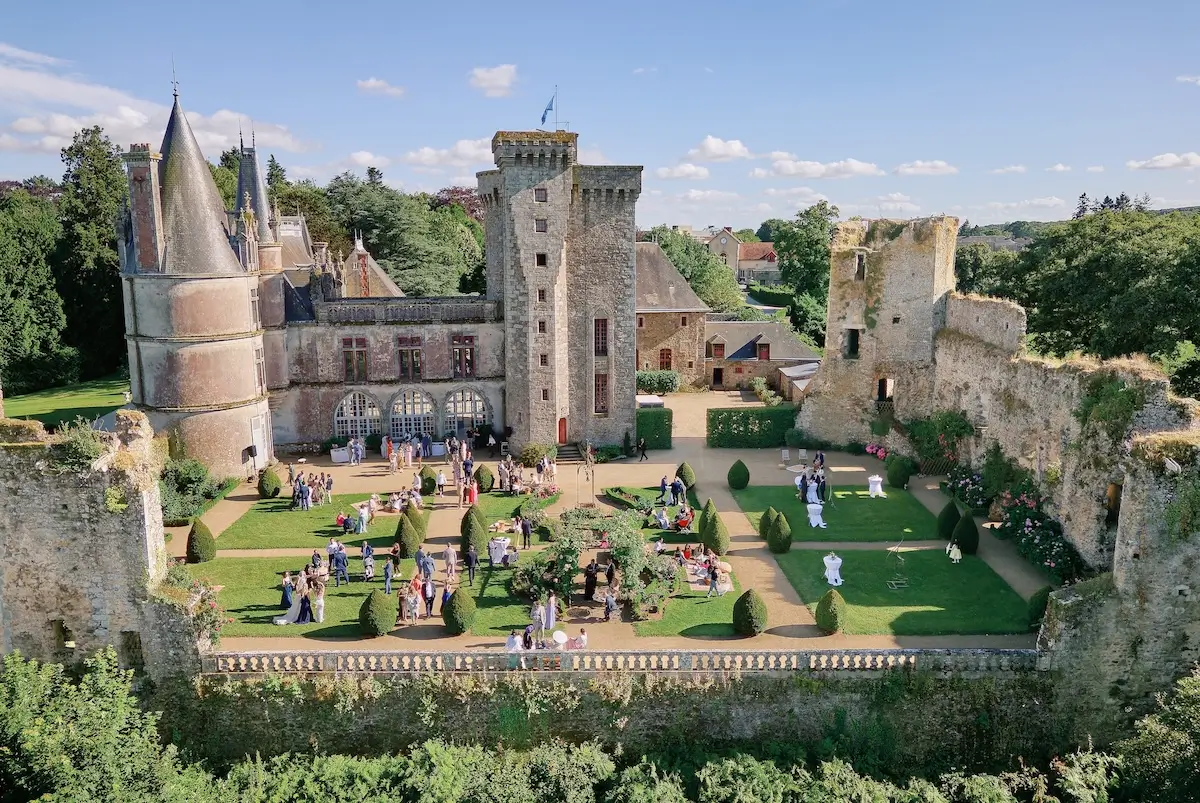 Château privatisé pour un mariage