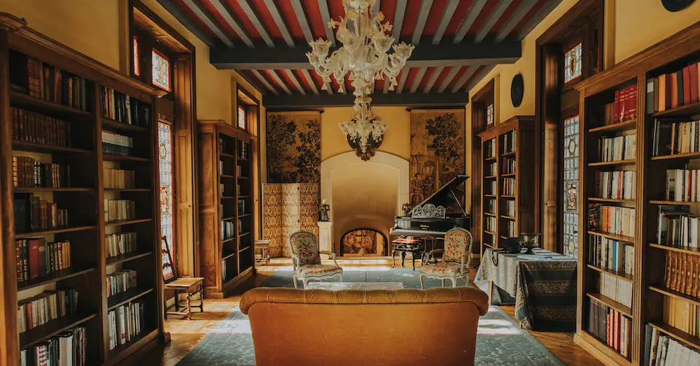 image du salon du château de la flocellière