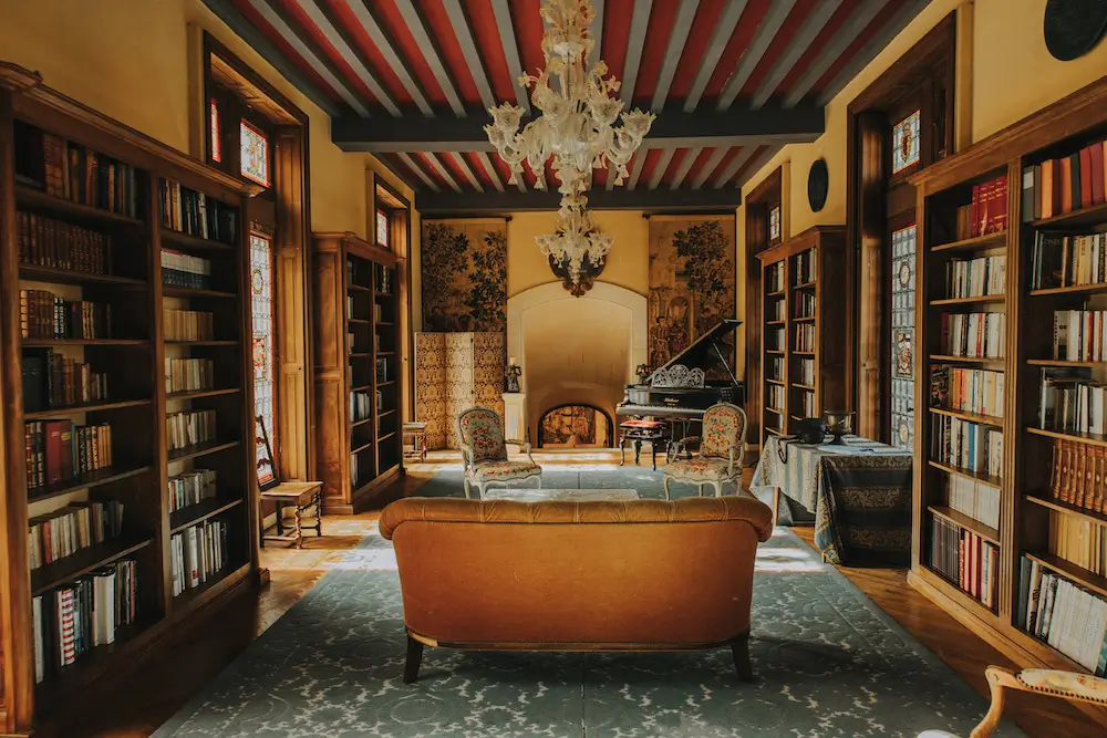 salon du château