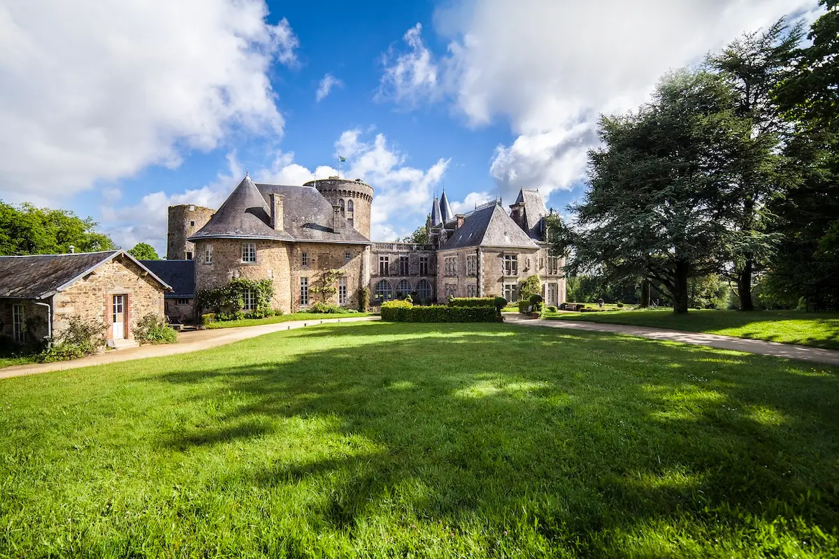 vue du jardin logement l'échauguette